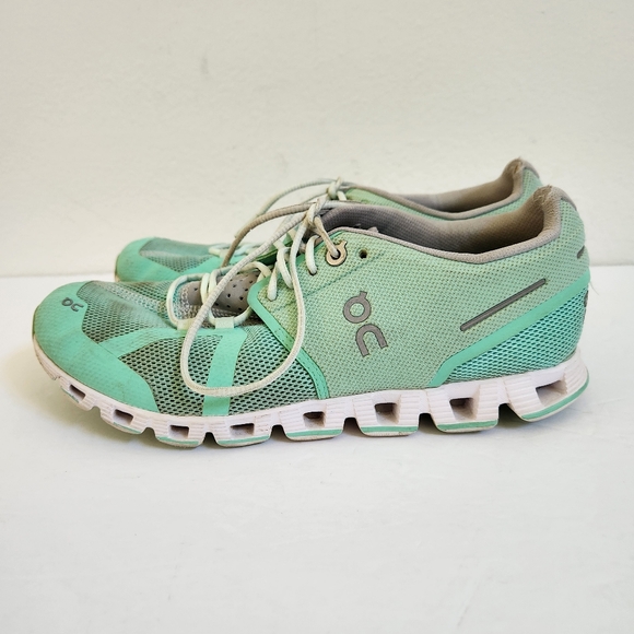 Womens On Cloud Running Yoga Shoes Mint Green size 7.5 - Picture 6 of 11